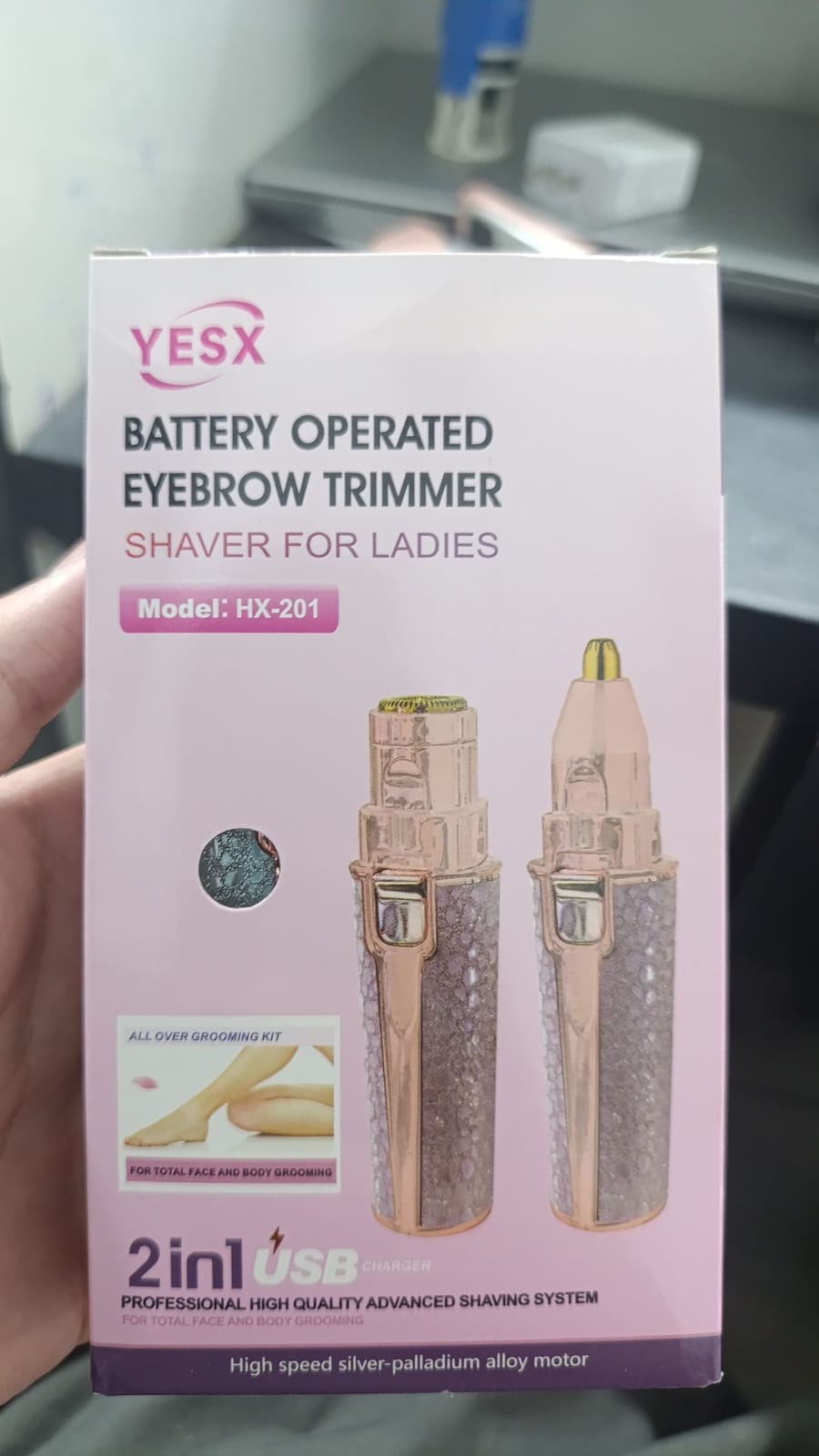 Portable YESX Eyebrow Facial Trimmer