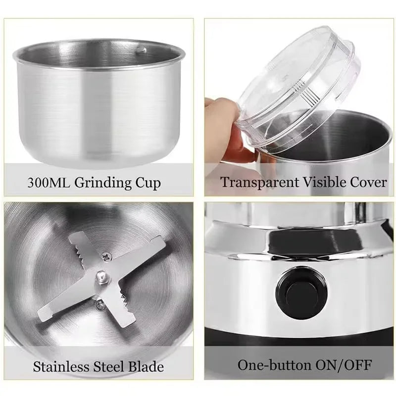 Spices Blender Grains Grinder Machine Kitchen Multifunctional Coffe Chopper